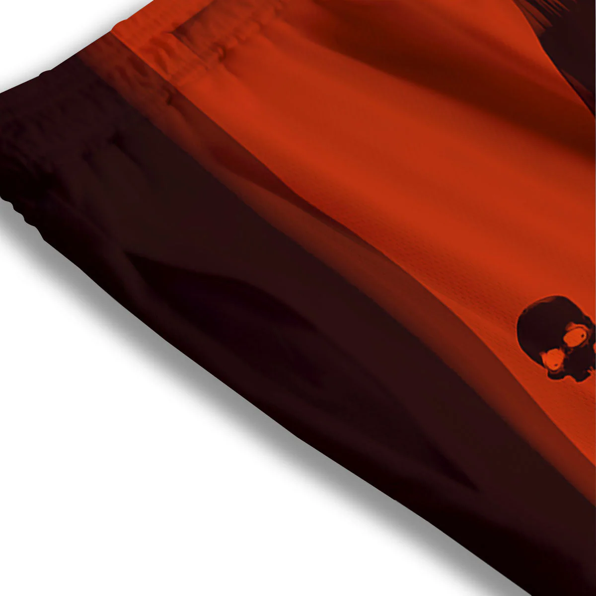 3D Ghost In The Darkness Print Mesh Shorts - Image 3