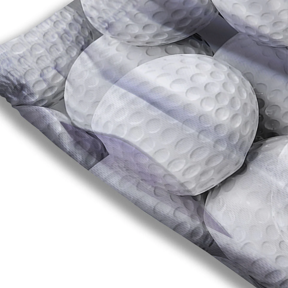 3D Golf Ball Print Mesh Shorts - Image 3