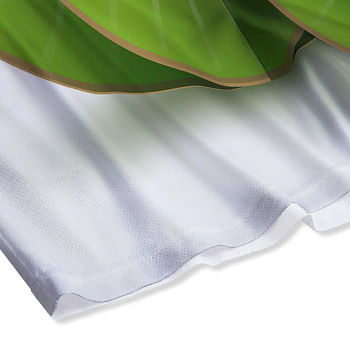 3D Kiwi Print Mesh Shorts - Image 4