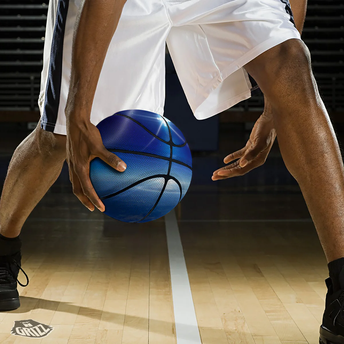 Abstract Sci Fi On Earth Print Basketball - Image 3