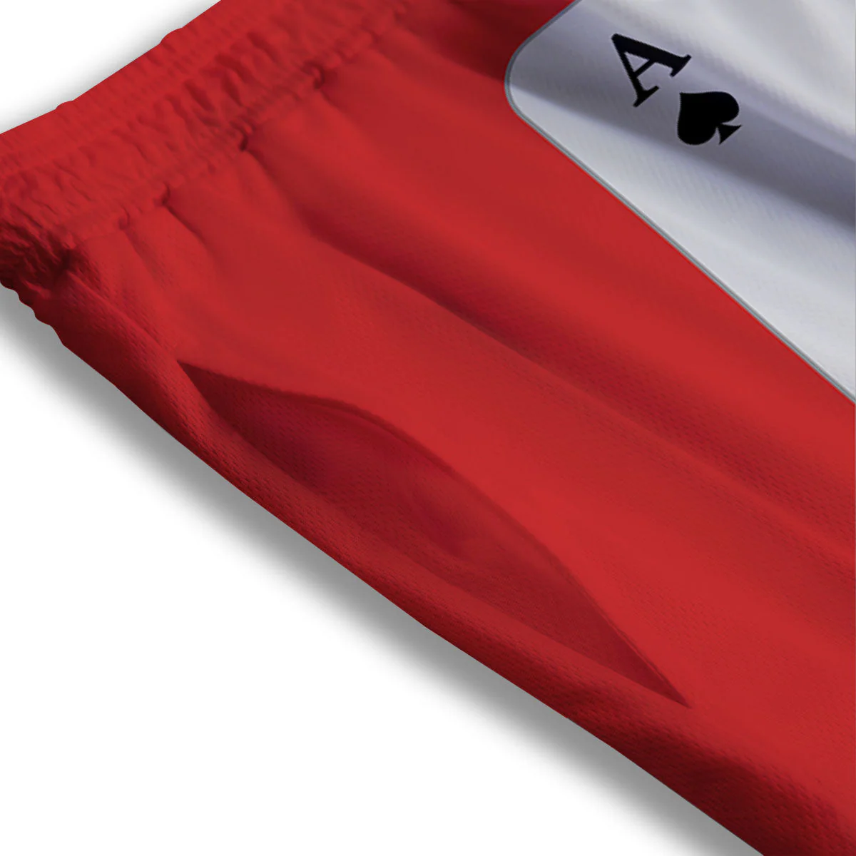 Ace Cards Print Mesh Shorts - Image 3