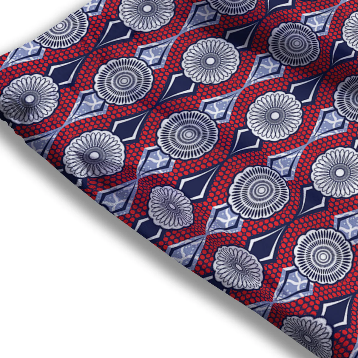 African Kitenge Print Mesh Shorts - Image 3