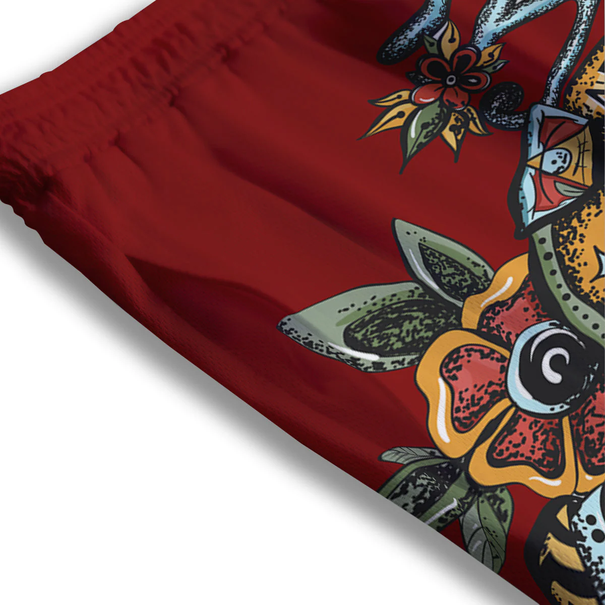 Aliens Area 51 Print Mesh Shorts - Image 3