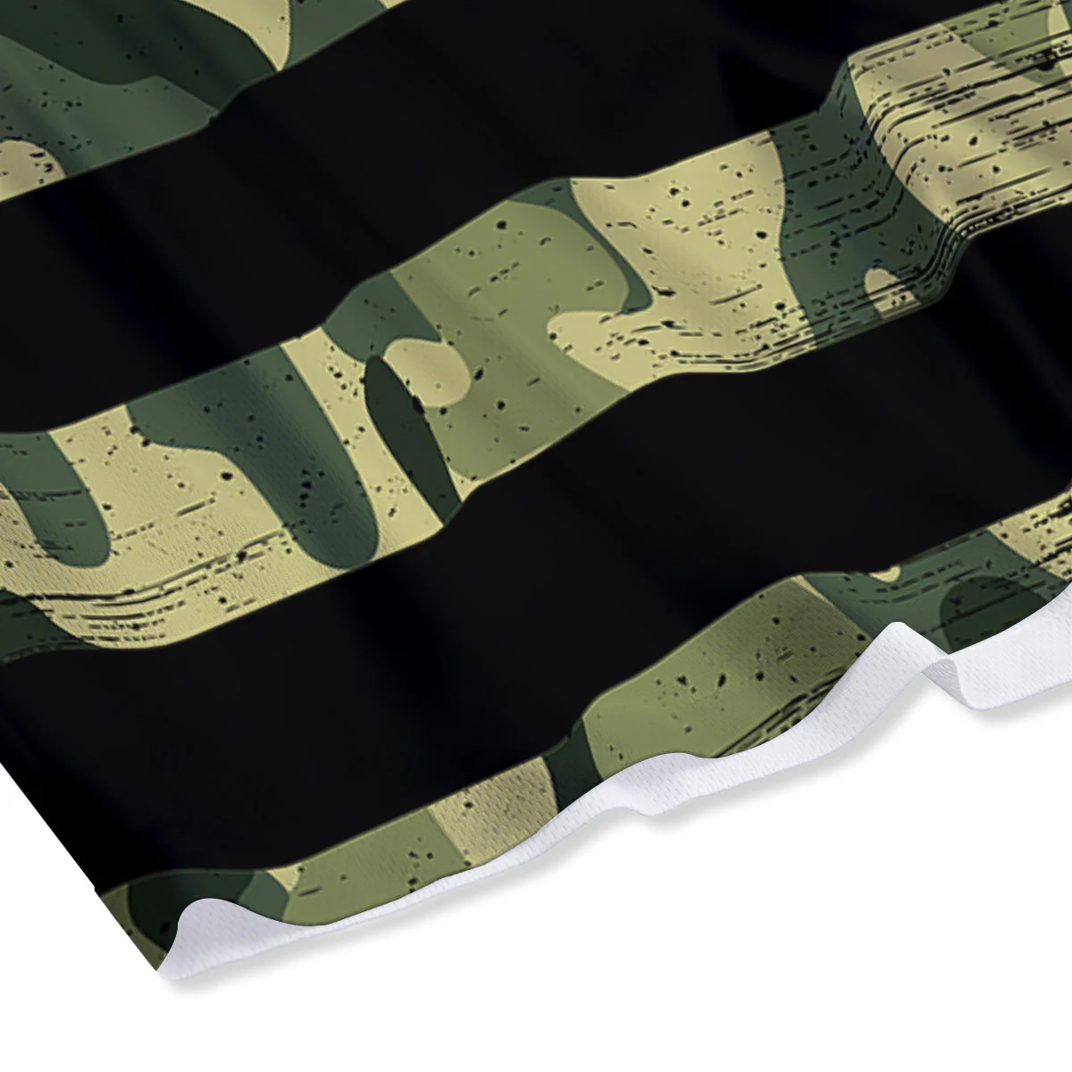 American Flag Camouflage Print Mesh Shorts - Image 4