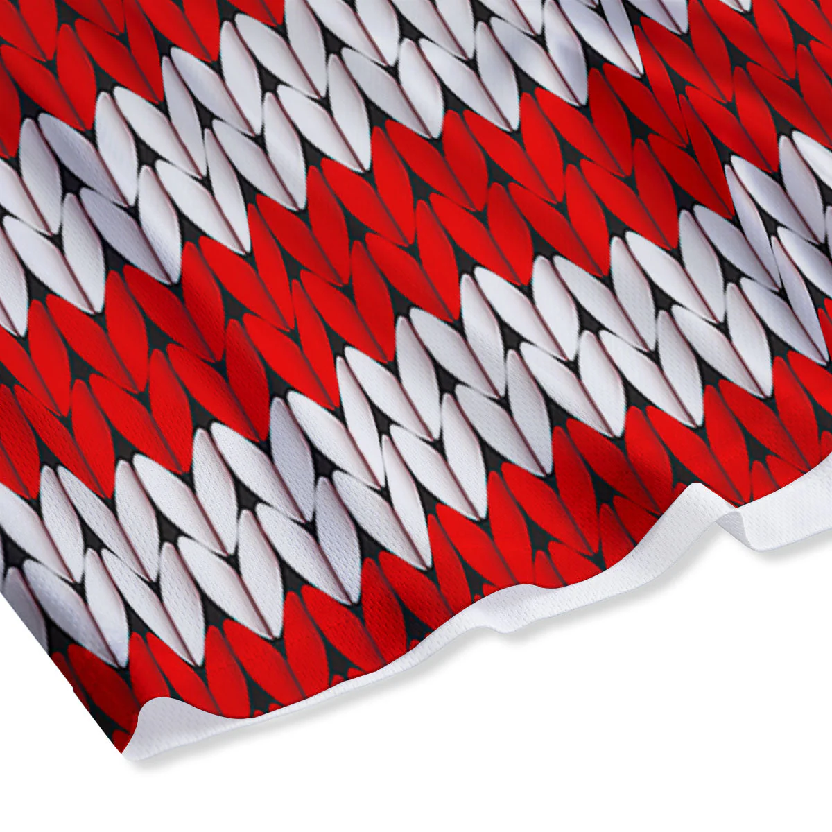 American Flag Knitted Print Mesh Shorts - Image 4