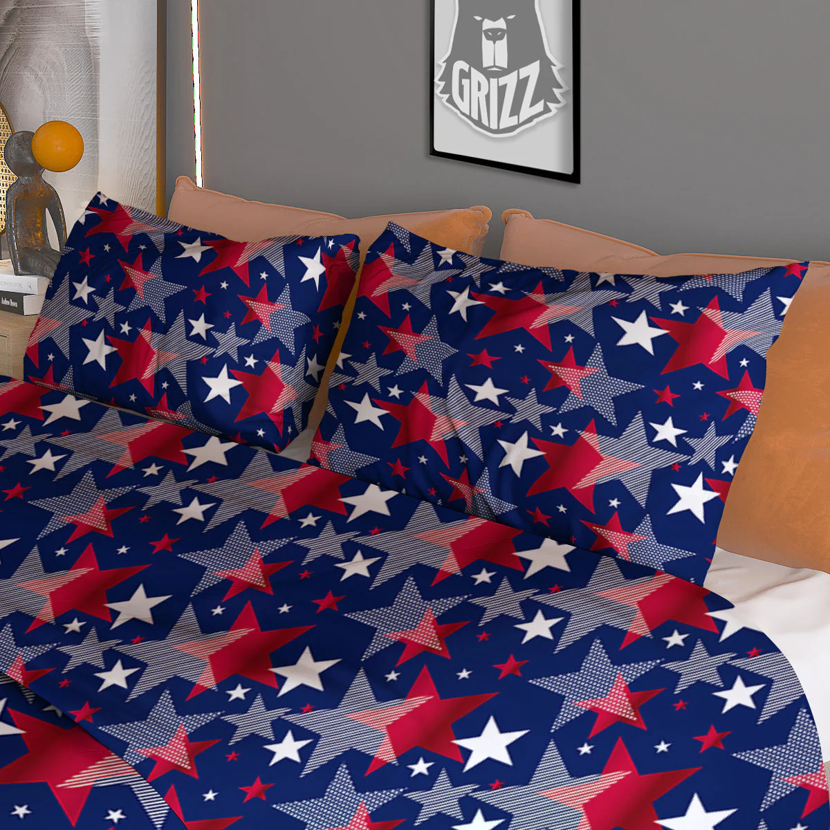 American Star 4th of July Print Pattern Duvet Cover Bedding Set - Image 3