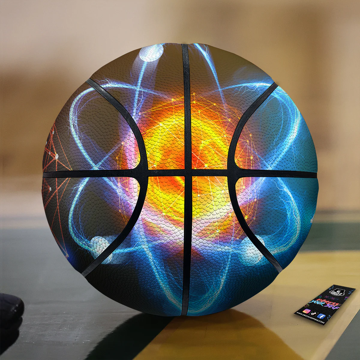 Atomic Structure Print Basketball