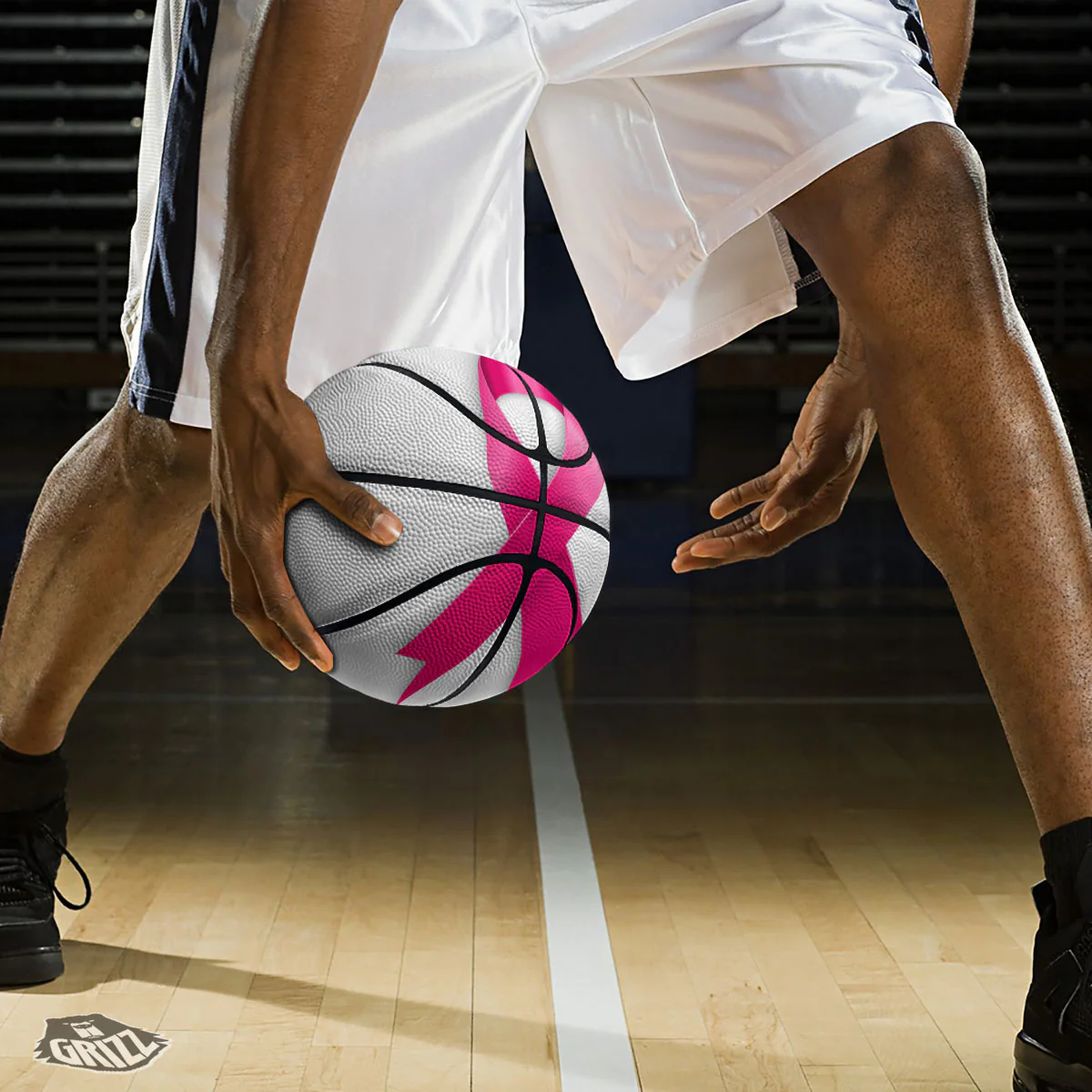 Awareness Ribbons Cancer Print Basketball - Image 3