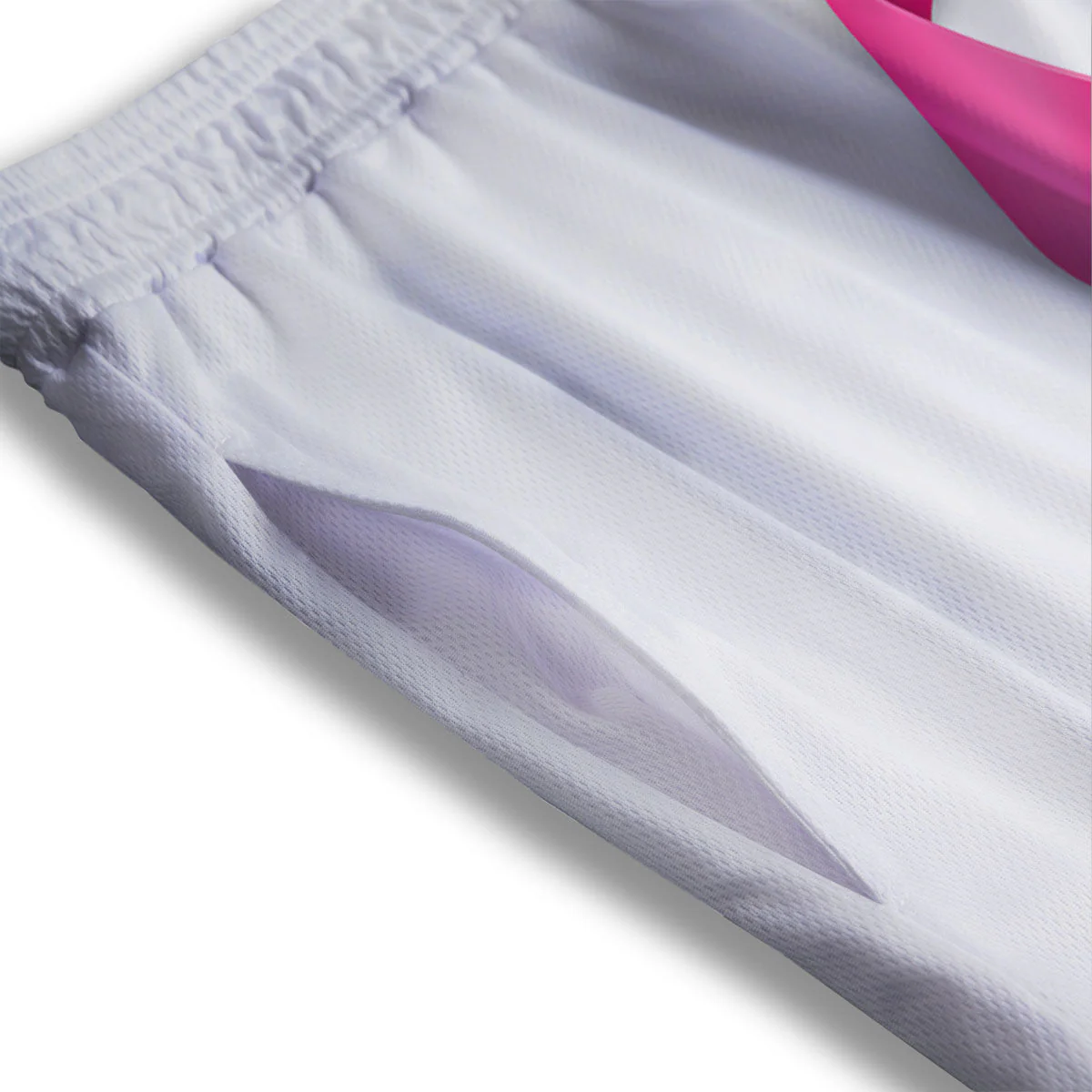 Awareness Ribbons Cancer Print Mesh Shorts - Image 3
