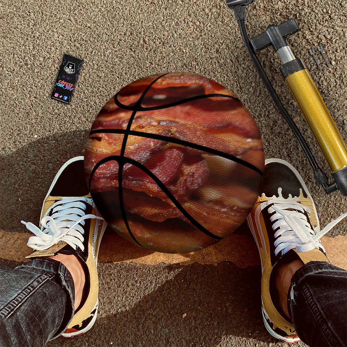 Bacon Crispy Print Basketball - Image 2
