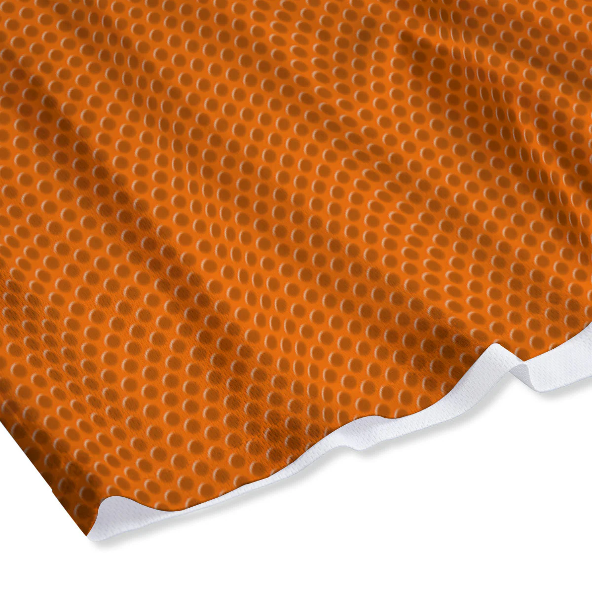 Basketball Ball Texture Print Mesh Shorts - Image 4