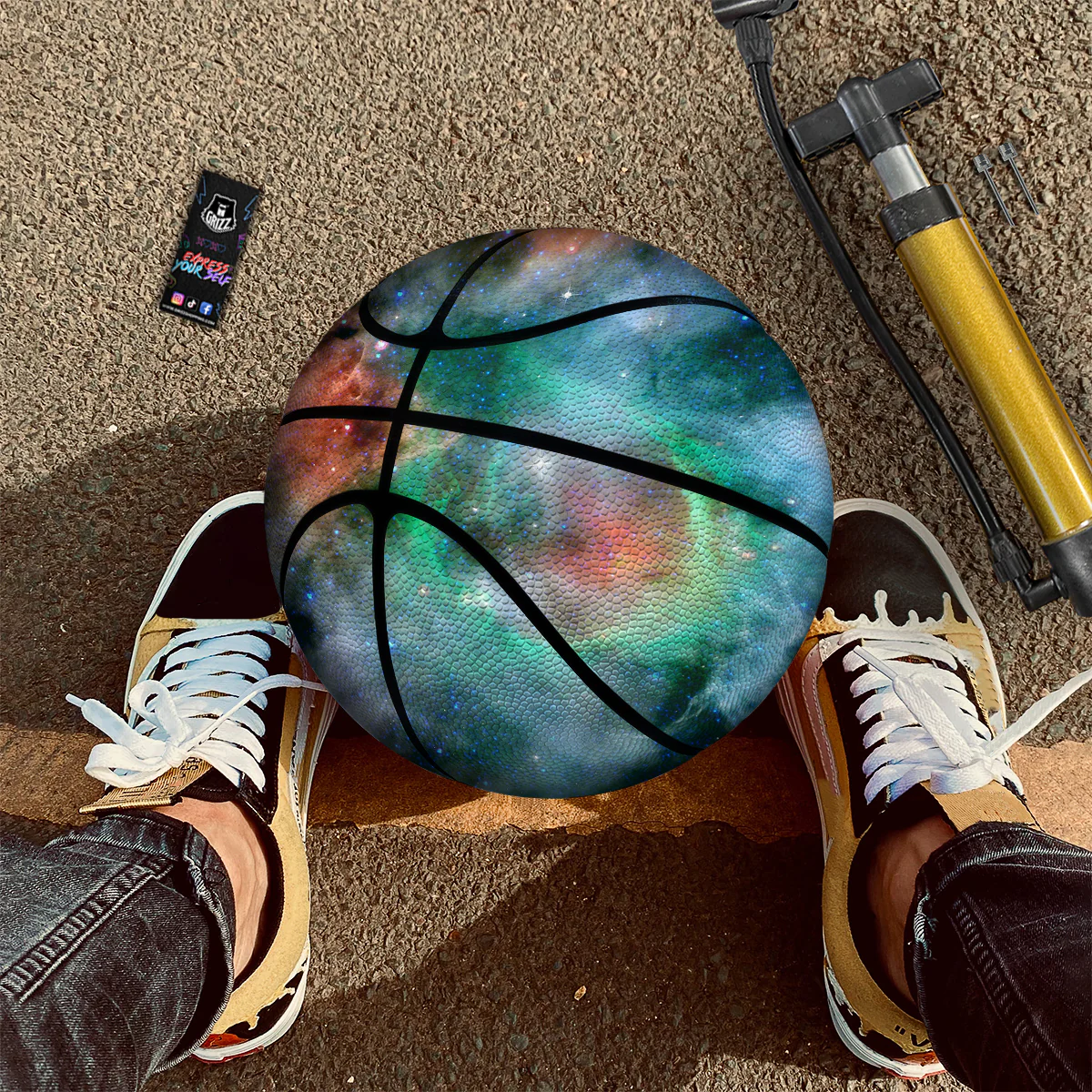 Beauty Of Outer Space Print Basketball - Image 2