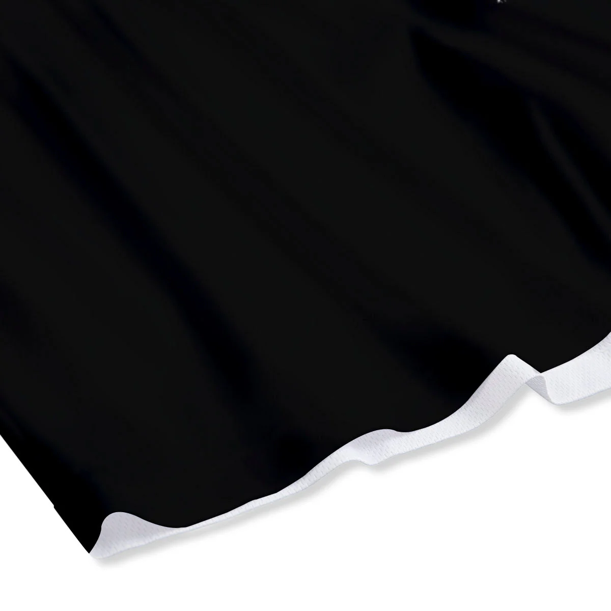 Black And White Star of David Print Mesh Shorts - Image 4