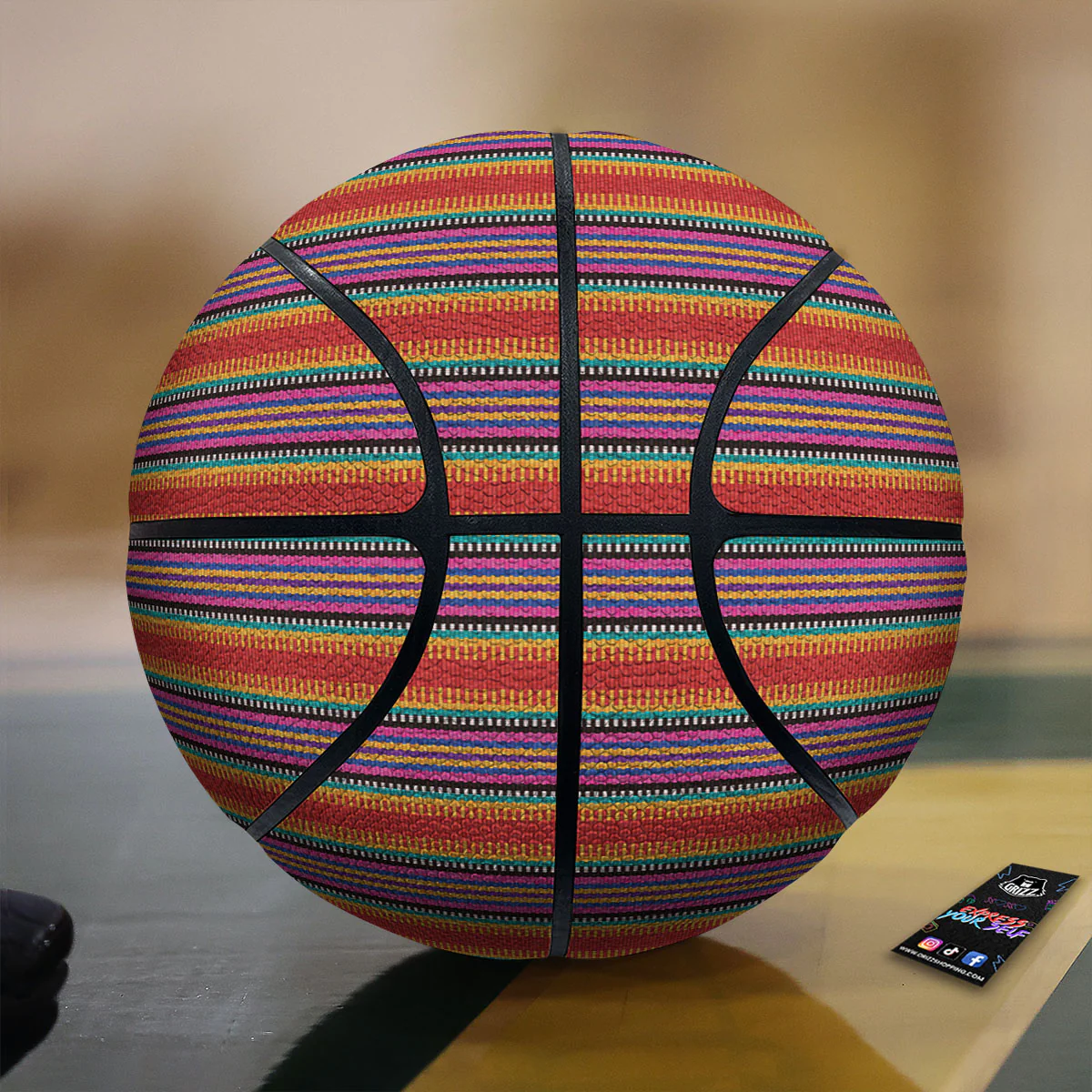 Blanket Ethnic Mexican Print Pattern Basketball