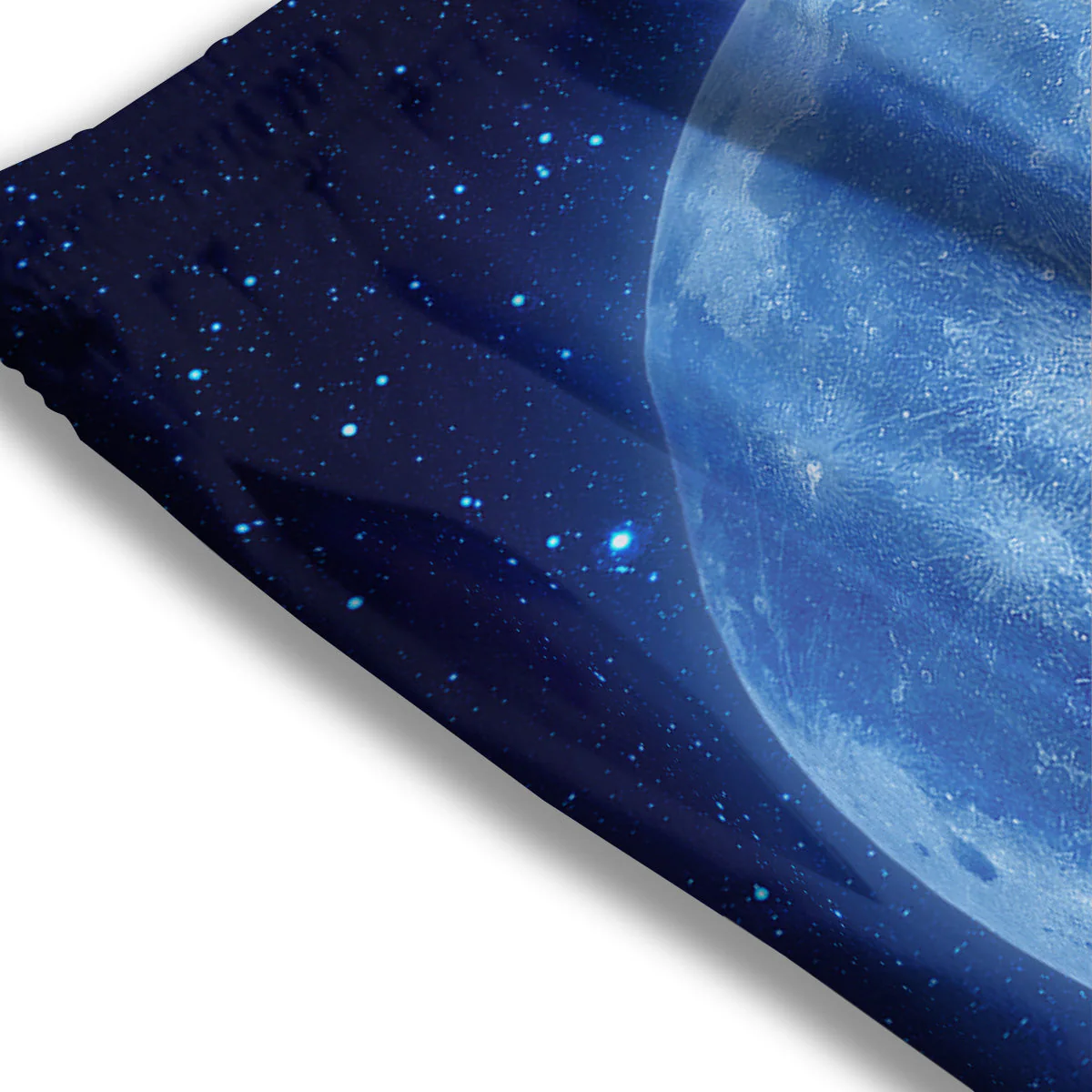 Blue Moon Print Mesh Shorts - Image 3