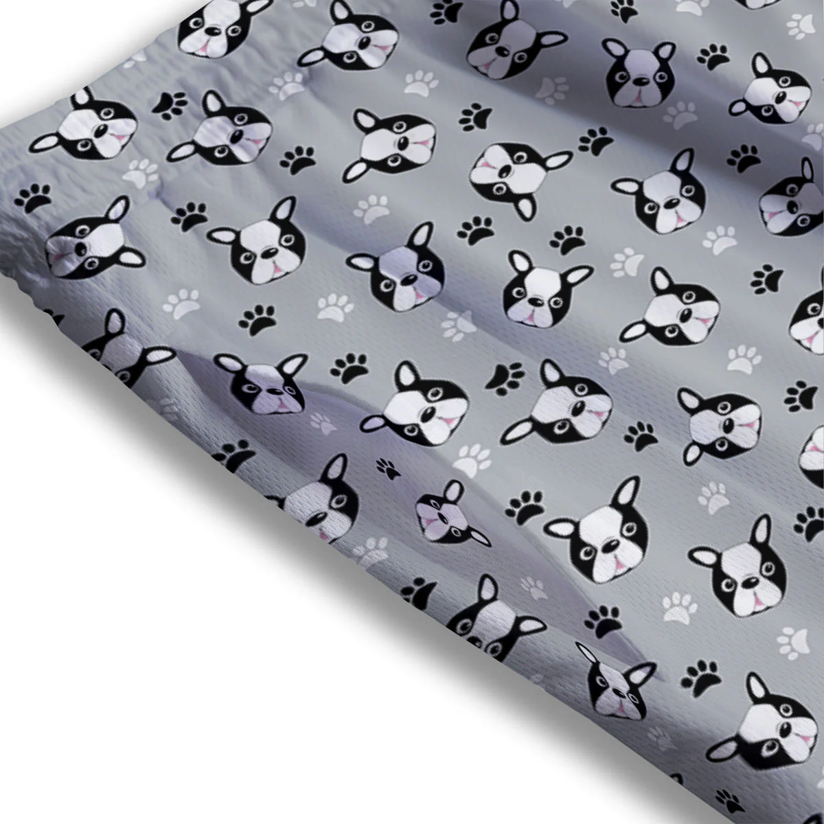 Boston Terrier Faces Cute Print Mesh Shorts - Image 3