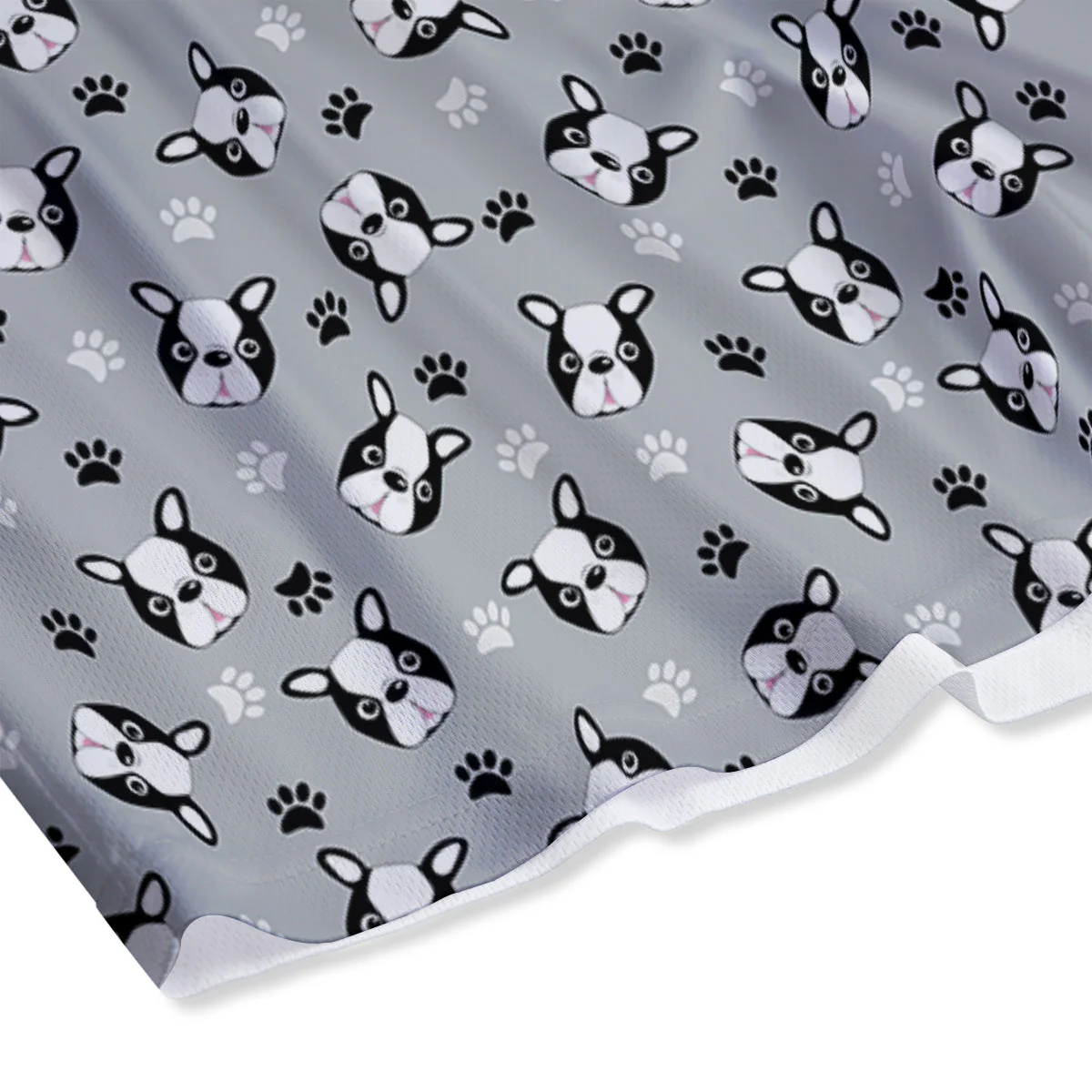 Boston Terrier Faces Cute Print Mesh Shorts - Image 4
