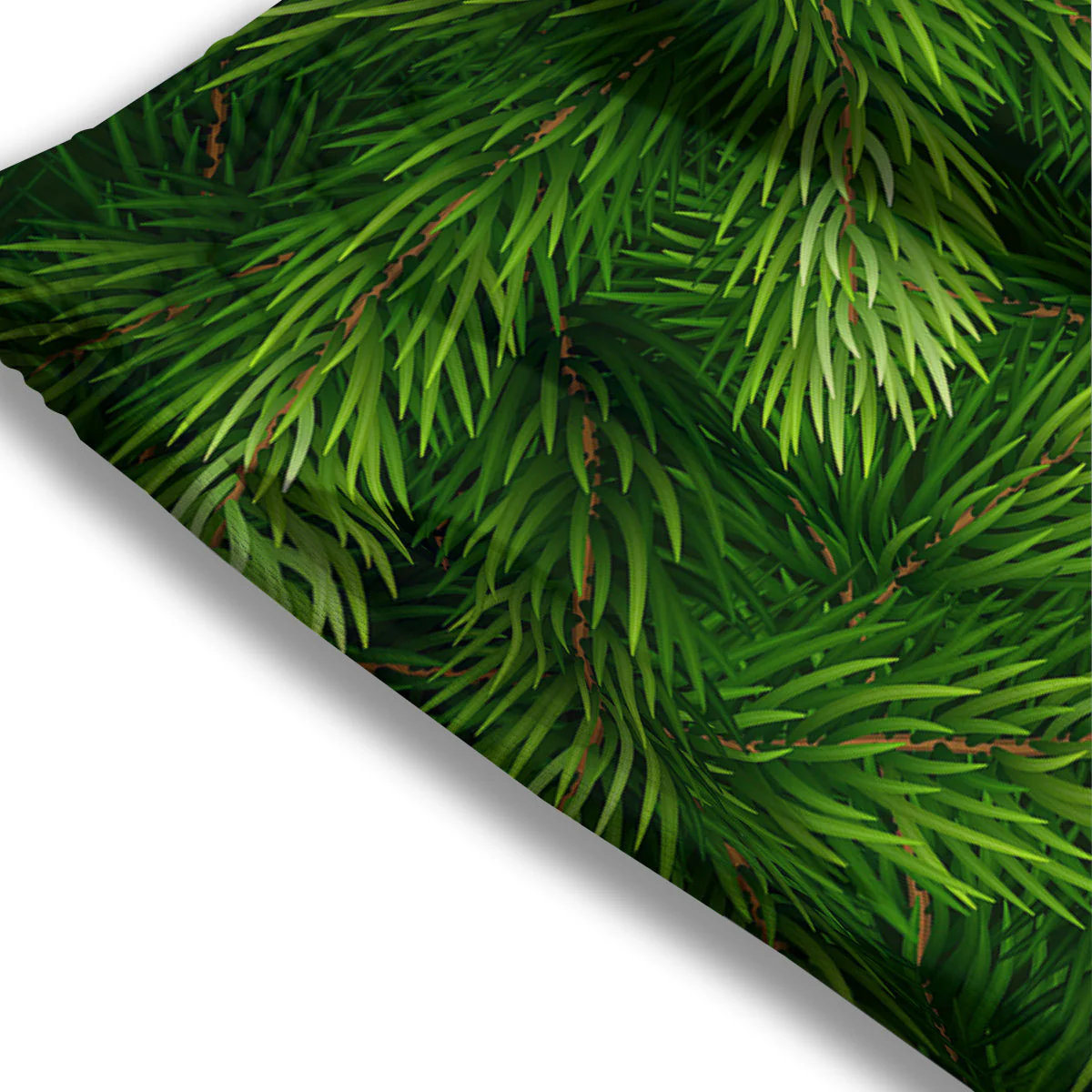 Branches Christmas Tree Print Mesh Shorts - Image 3