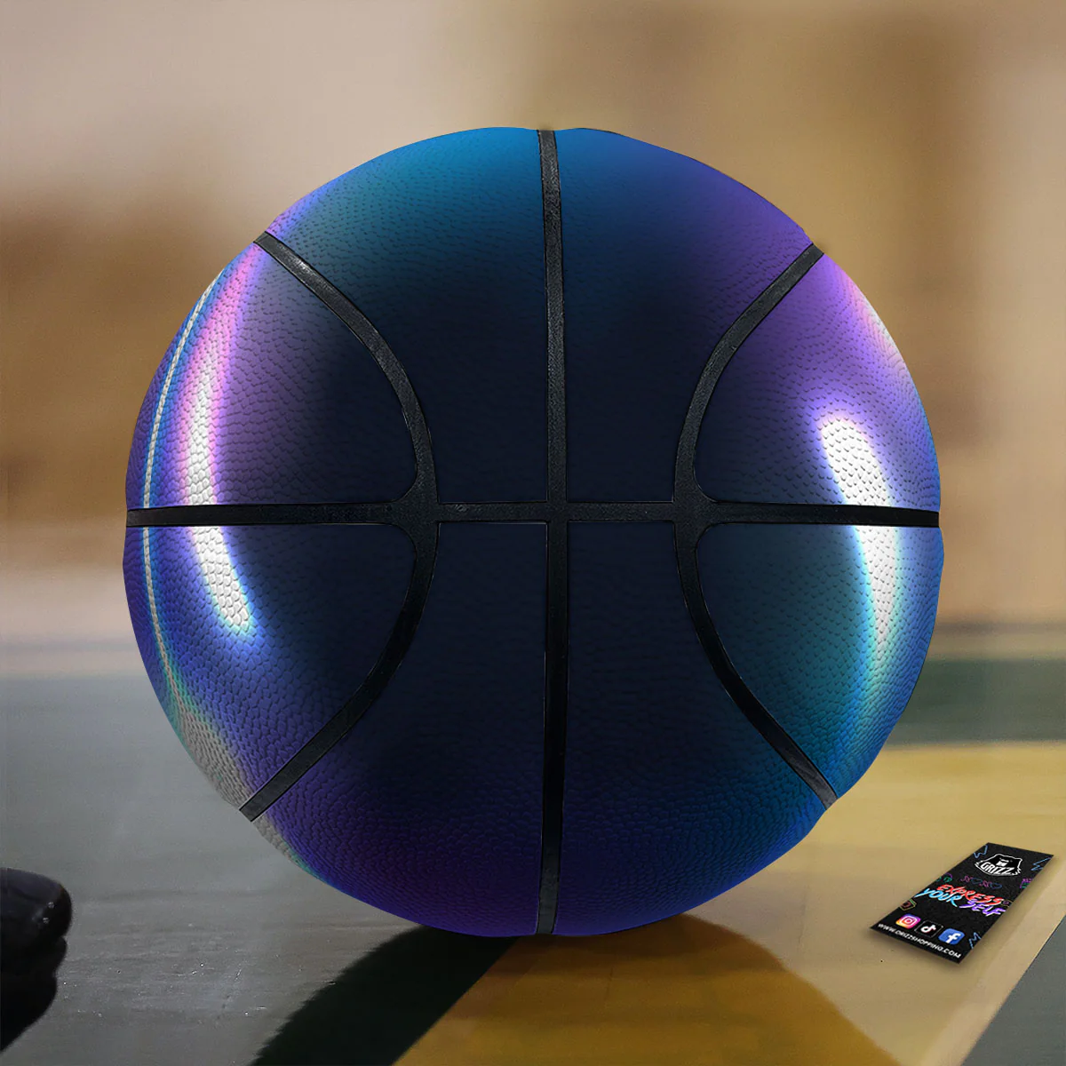 Bubble Rave Print Basketball