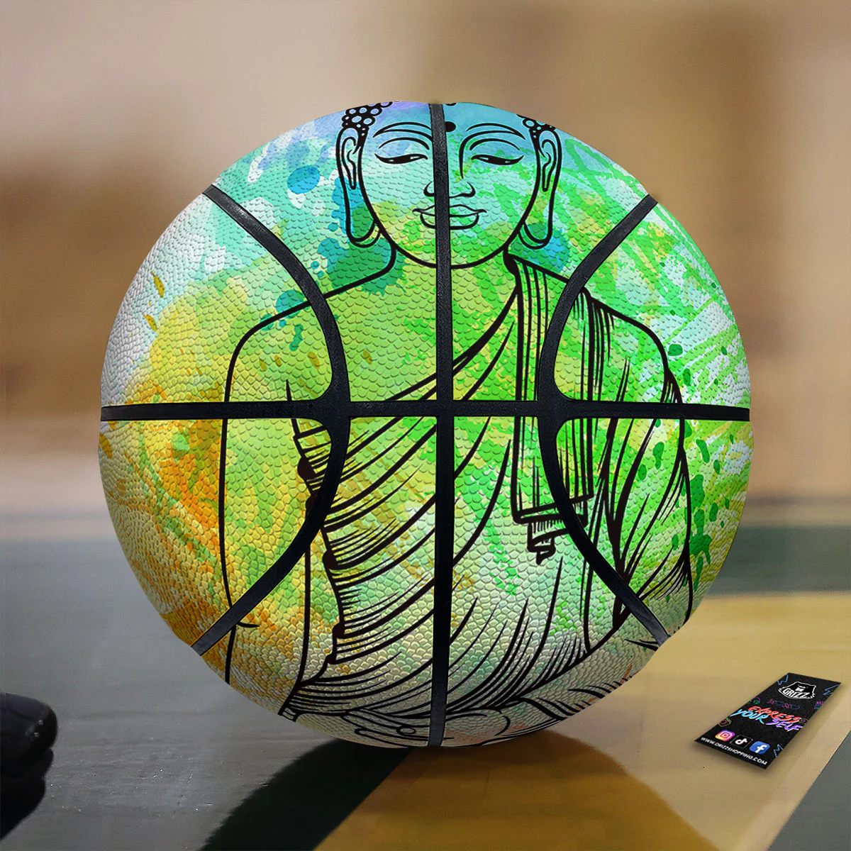 Buddha Reggae Print Basketball