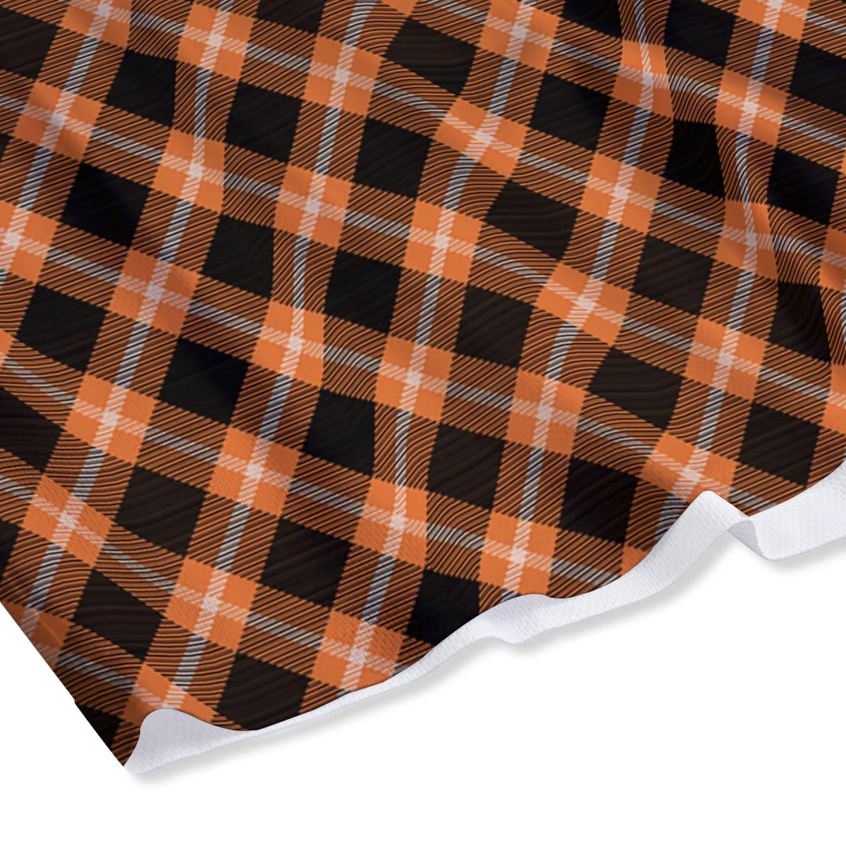 Buffalo Check Halloween Print Pattern Mesh Shorts - Image 4
