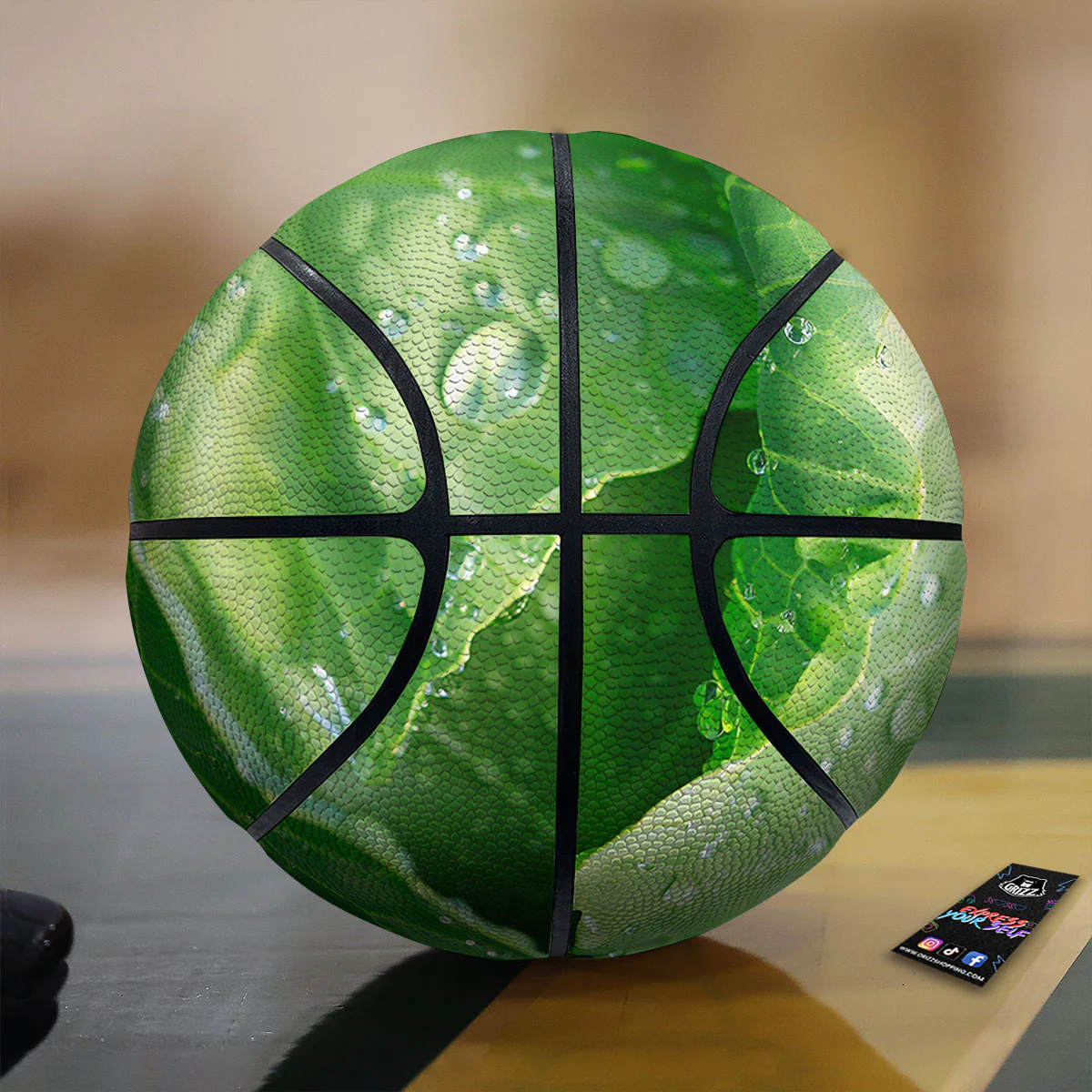 Cabbage Fresh Leaf Print Basketball