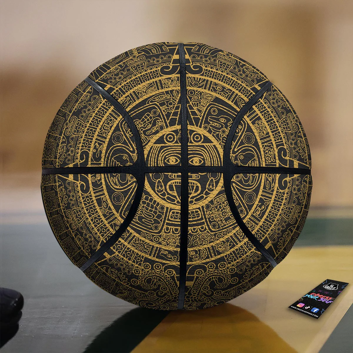 Calendar Tribal Maya Print Basketball