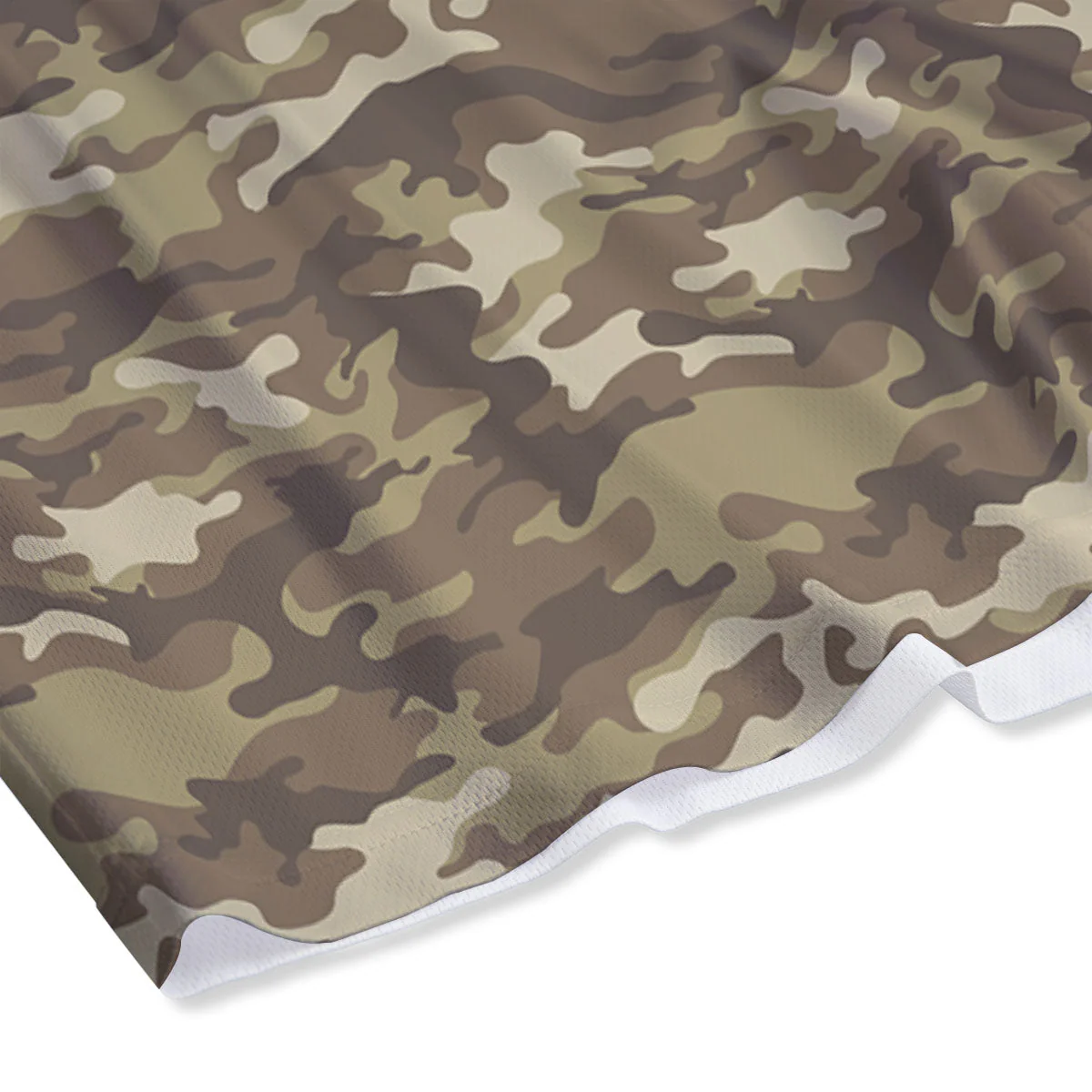 Camouflage Desert Print Mesh Shorts - Image 4