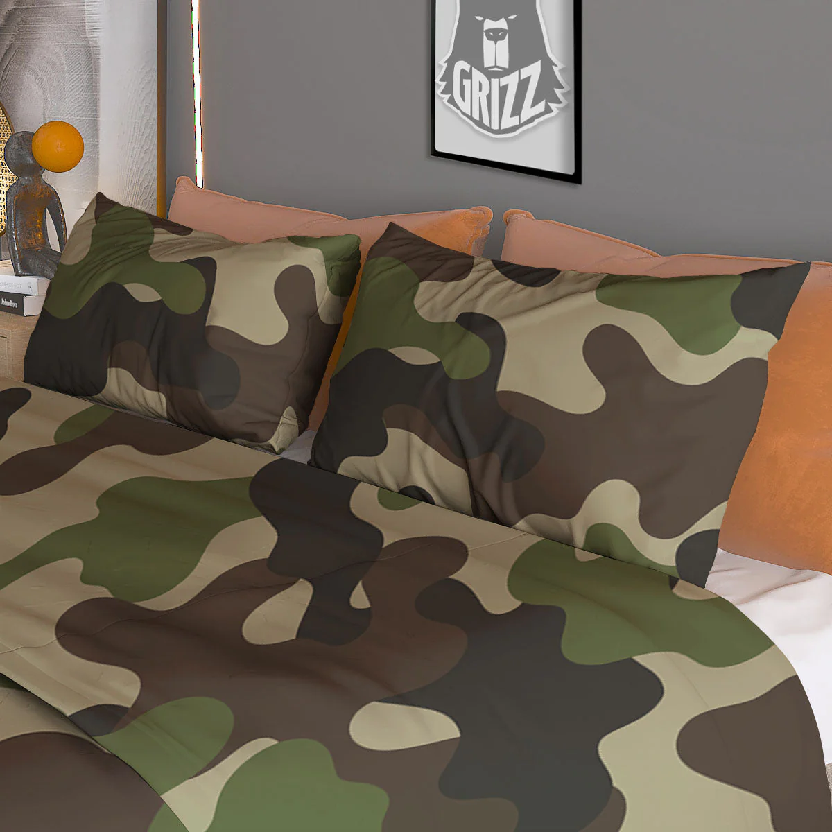 Camouflage Jungle Hunting Print Duvet Cover Bedding Set - Image 3