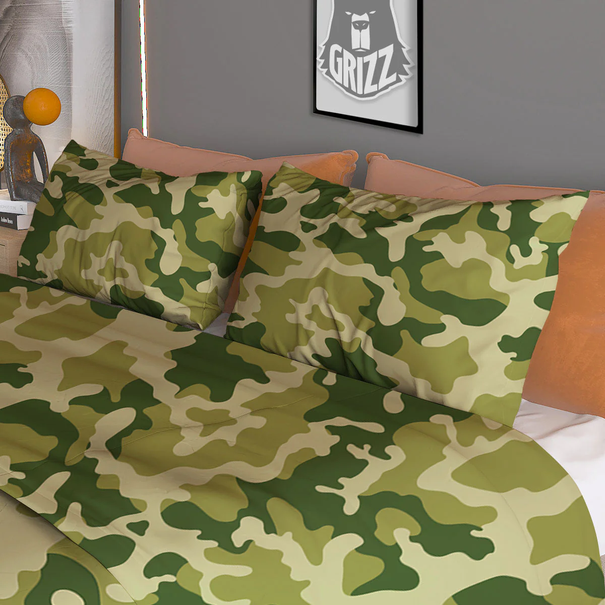 Camouflage Military Print Duvet Cover Bedding Set - Image 3