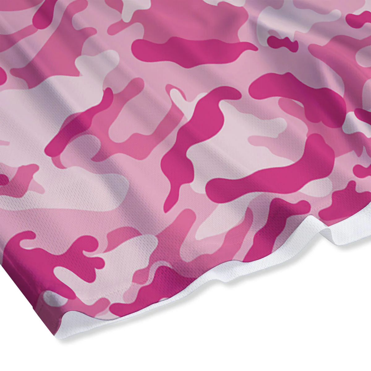 Camouflage Pink Print Pattern Mesh Shorts - Image 4
