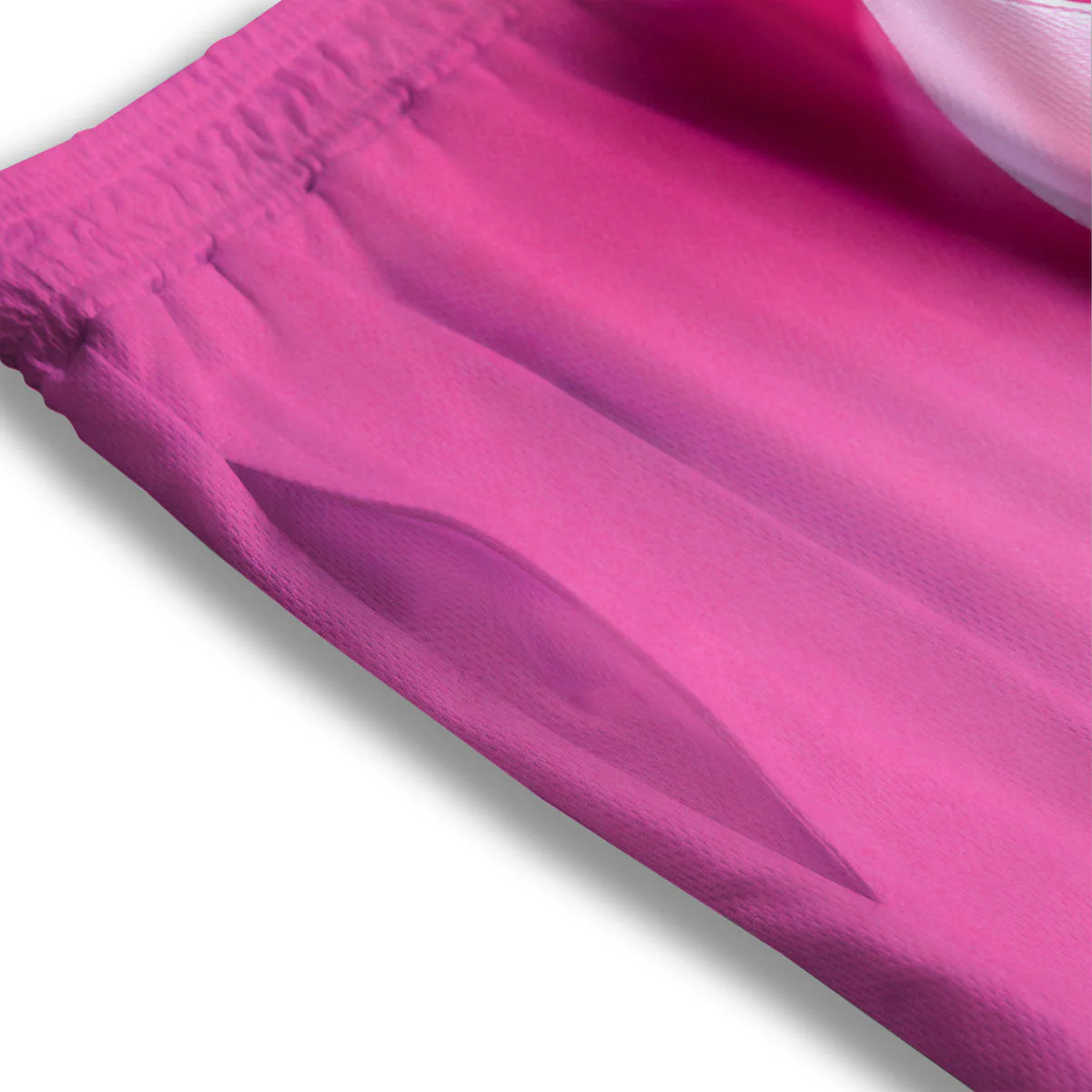 Cancer Breast Little Ribbon Print Mesh Shorts - Image 3