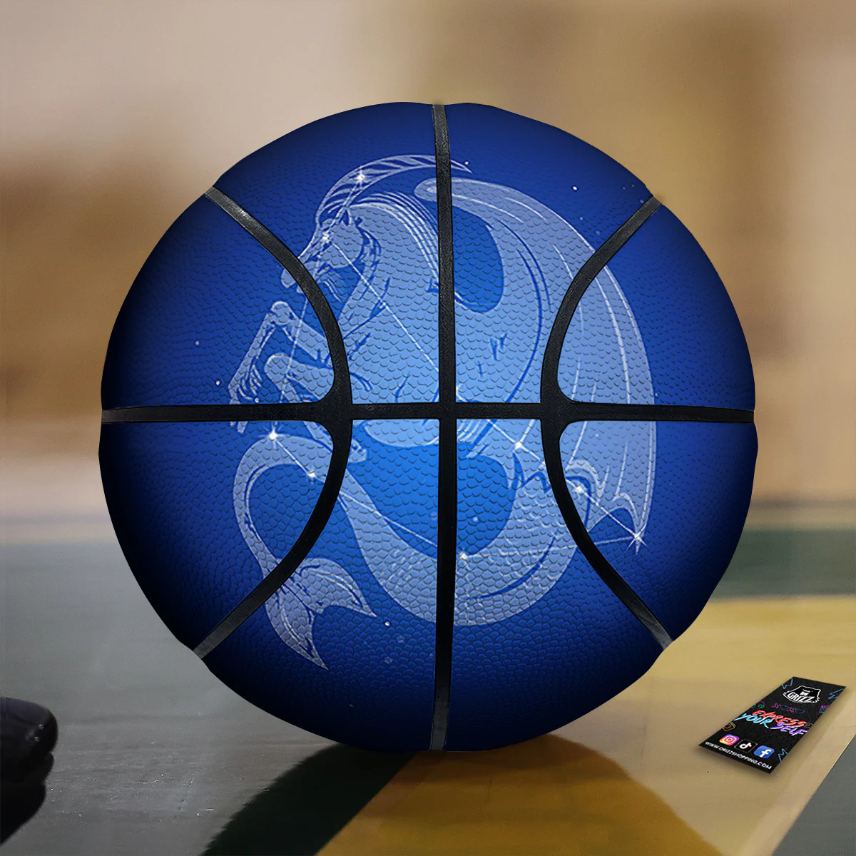Capricorn Constellation Print Basketball