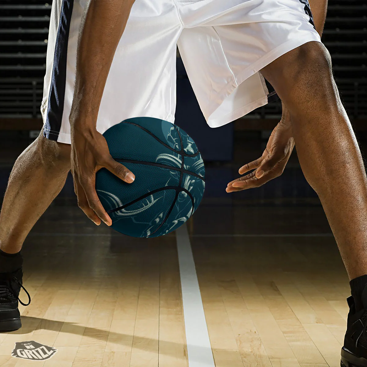 Capricorn Sign Astrology Print Basketball - Image 3