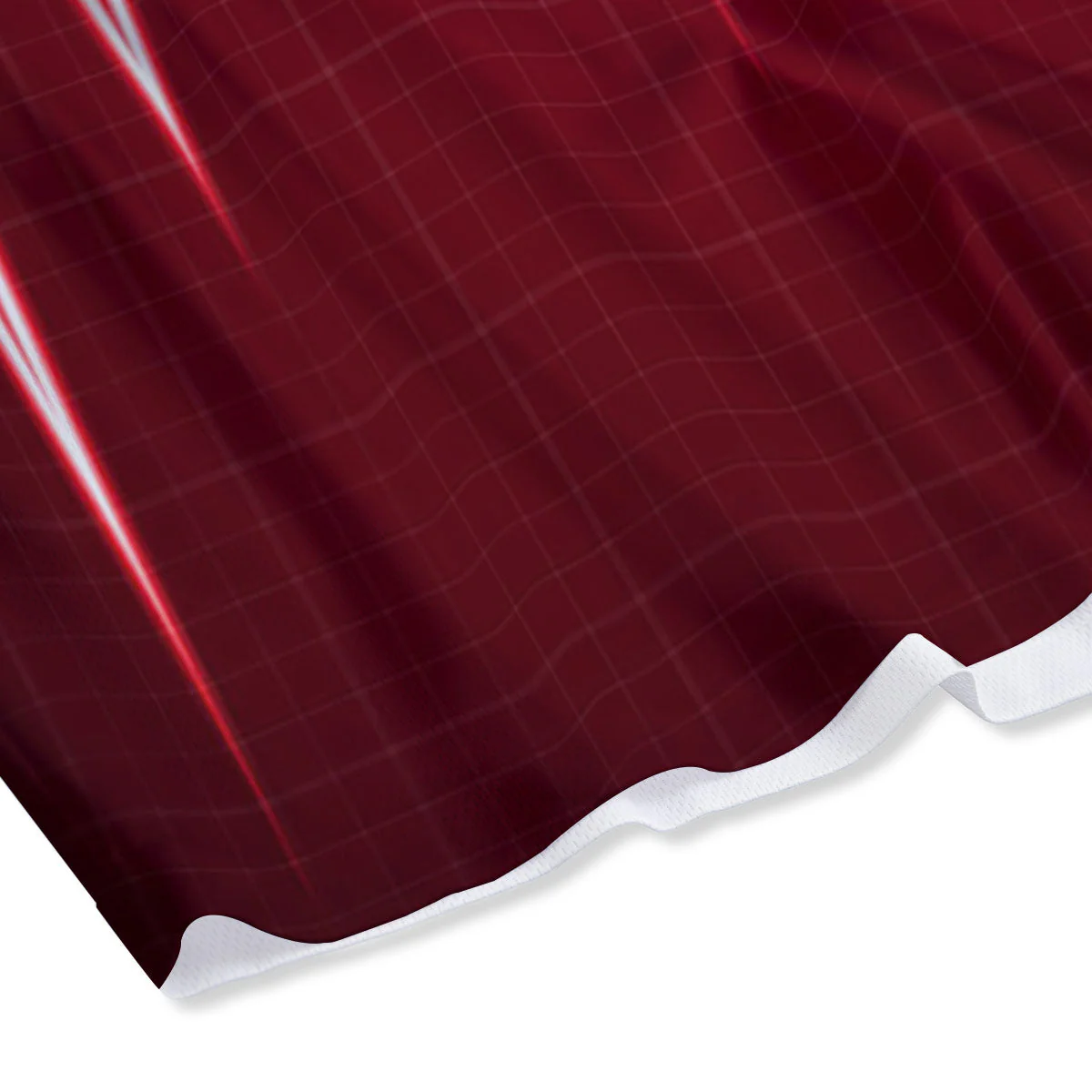Cardiogram Heartbeat Print Mesh Shorts - Image 4