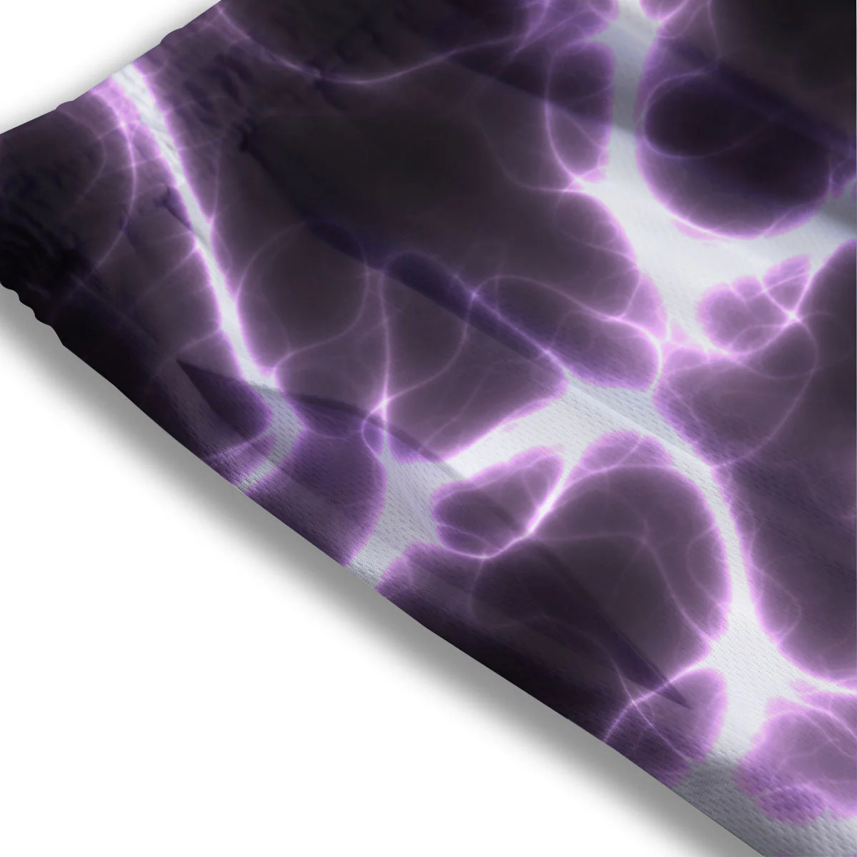 Chain Lightning Print Mesh Shorts - Image 3