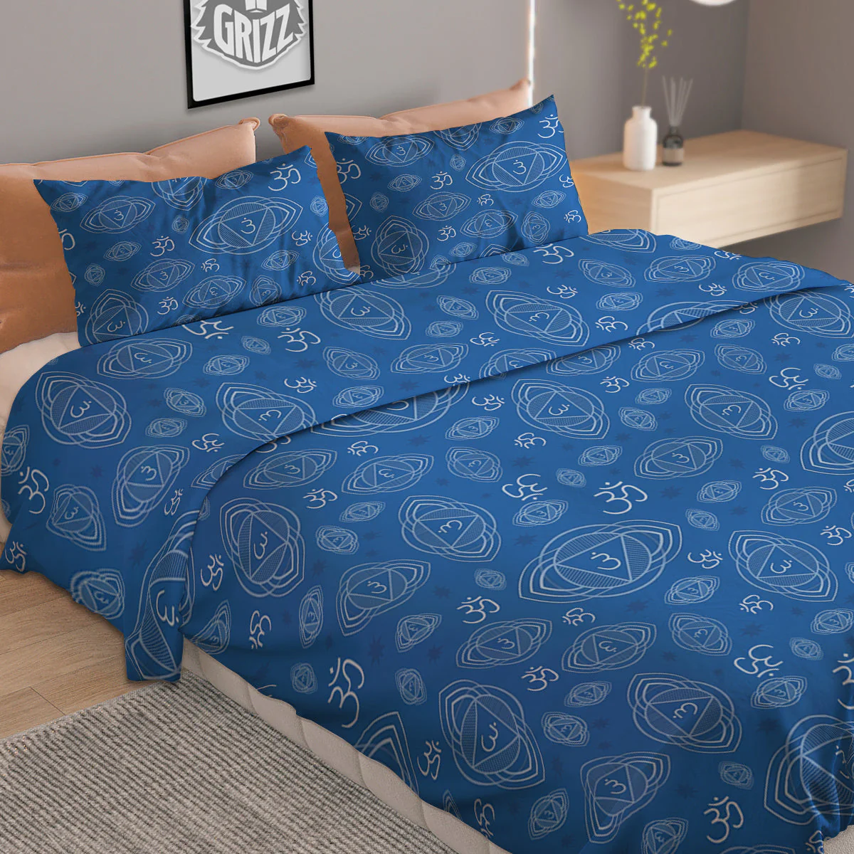 Chakra Ajna Print Pattern Duvet Cover Bedding Set - Image 2