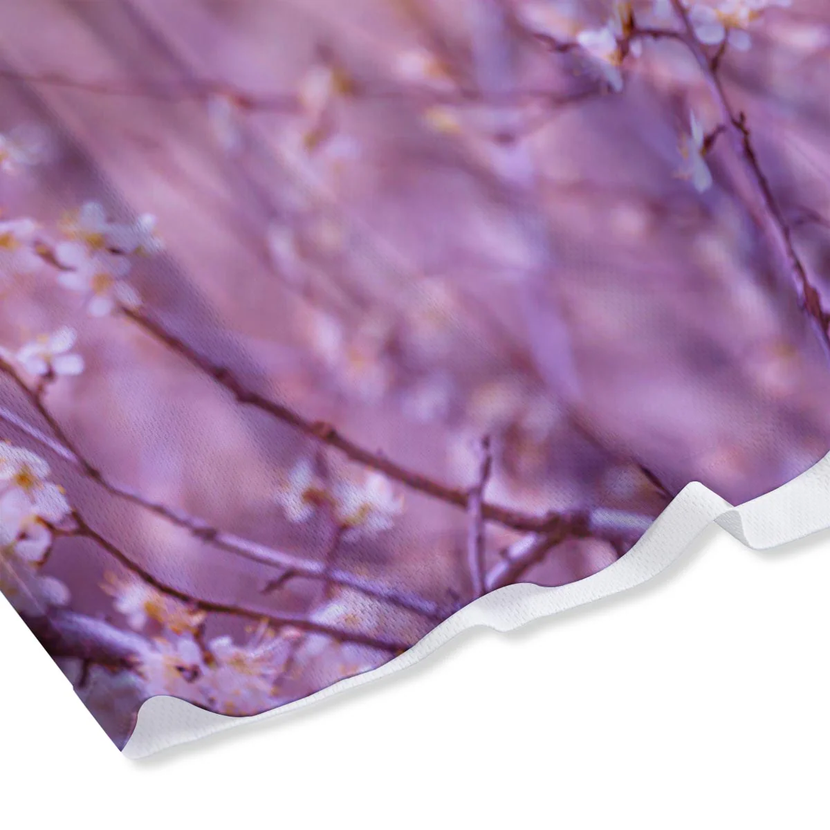 Cherry Blossom Sunrise Japanese Print Mesh Shorts - Image 4