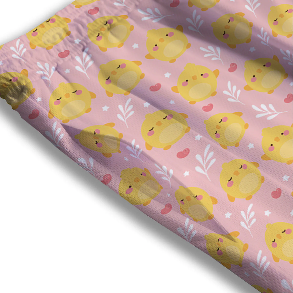 Chicken Cute Print Pattern Mesh Shorts - Image 3