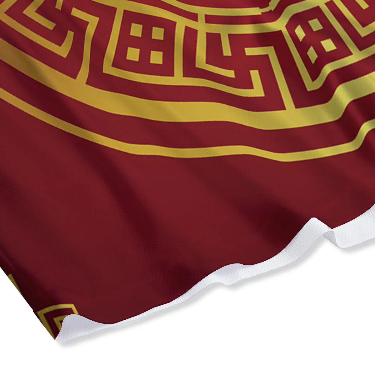 Chinese New Year Rooster Print Mesh Shorts - Image 4