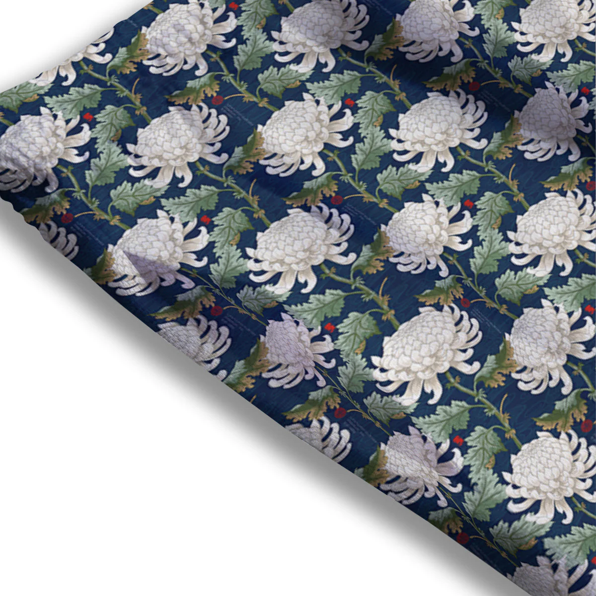 Chrysanthemum Flower Print Mesh Shorts - Image 3