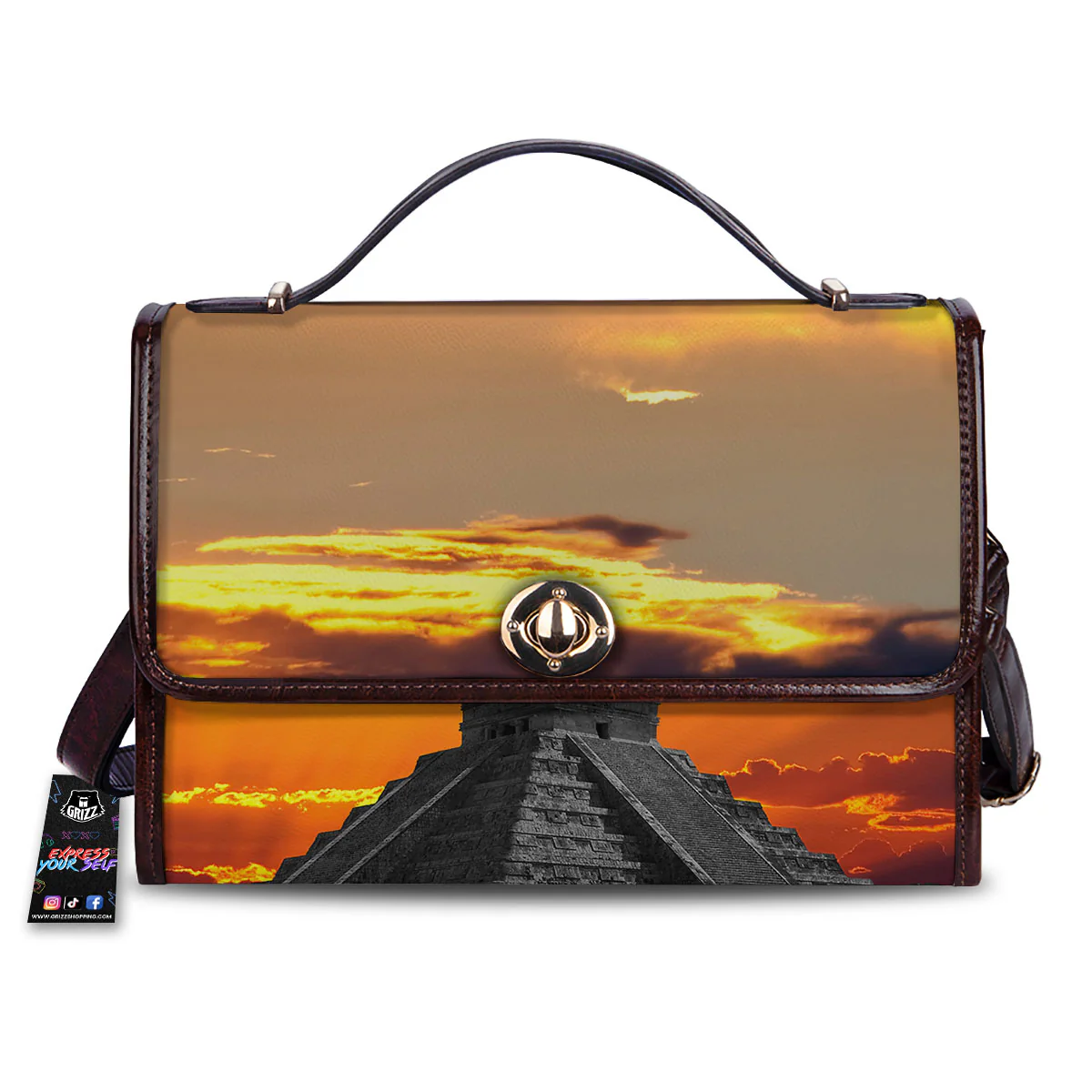 Civilization Mayan Print Women's Satchel Bag