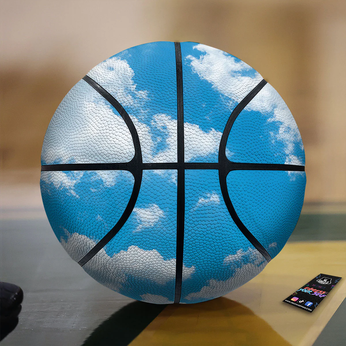 Cloud Sky Print Basketball