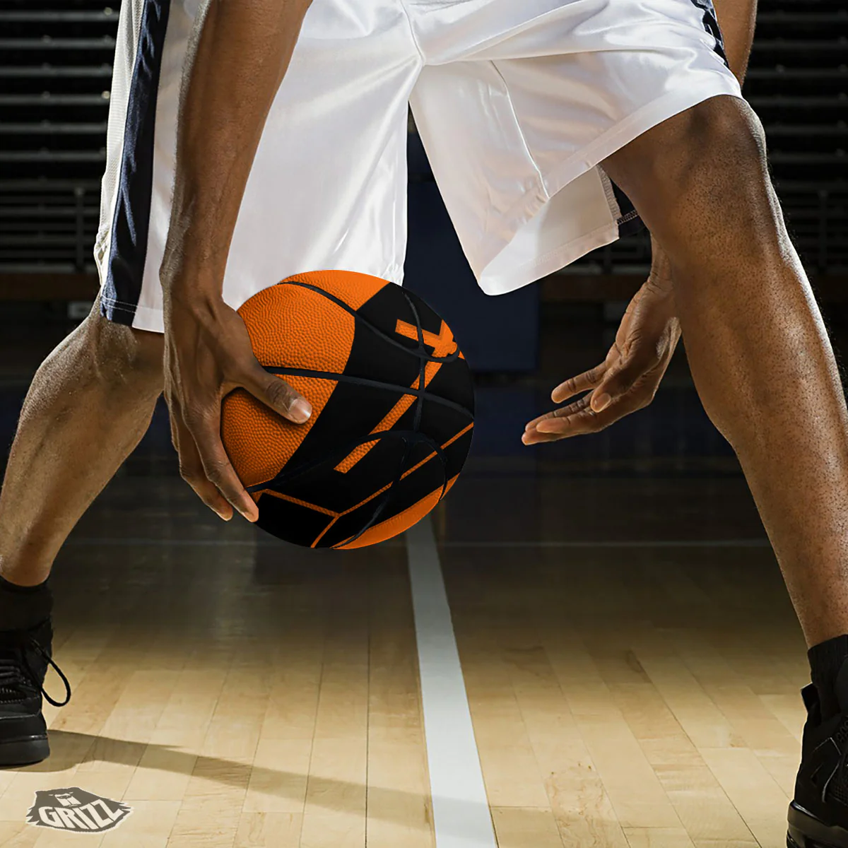 Coffin Halloween Vampire Print Basketball - Image 3