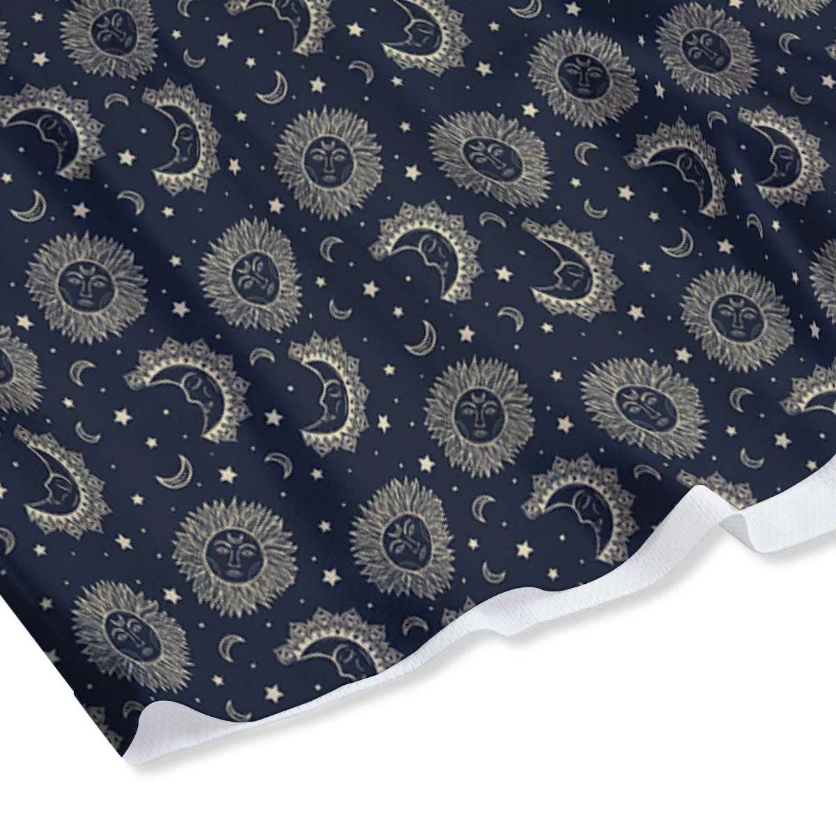 Constellation Bohemian Print Pattern Mesh Shorts - Image 4