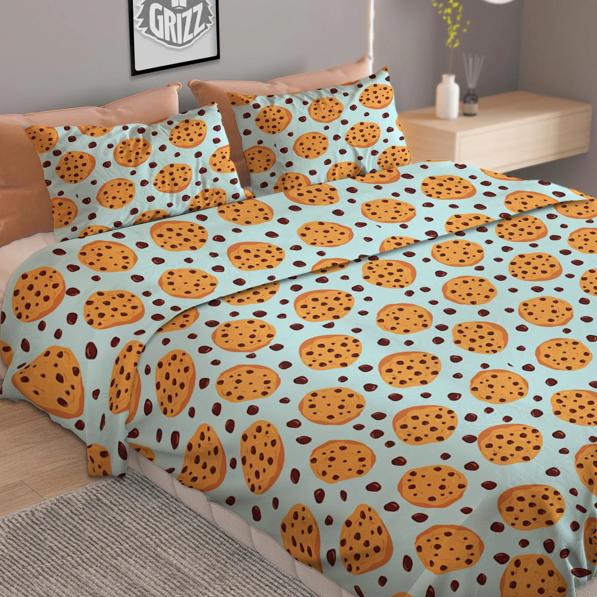 Cookie Sweet Print Pattern Duvet Cover Bedding Set - Image 2