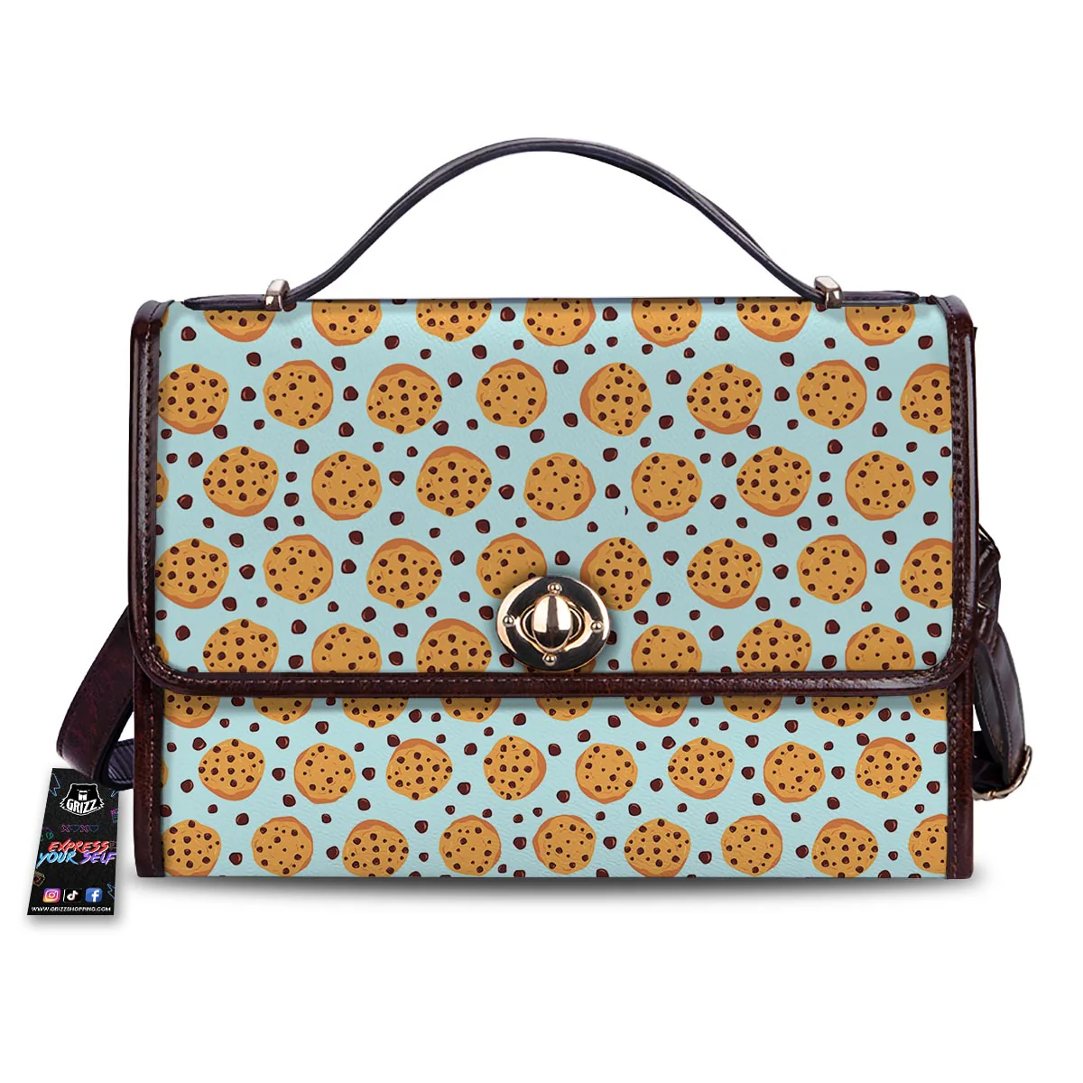 Cookie Sweet Print Pattern Women's Satchel Bag
