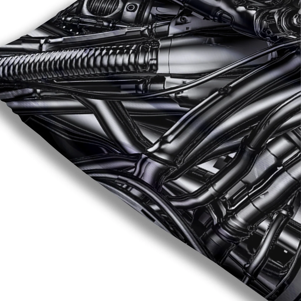 Core Of The Machine Print Mesh Shorts - Image 3