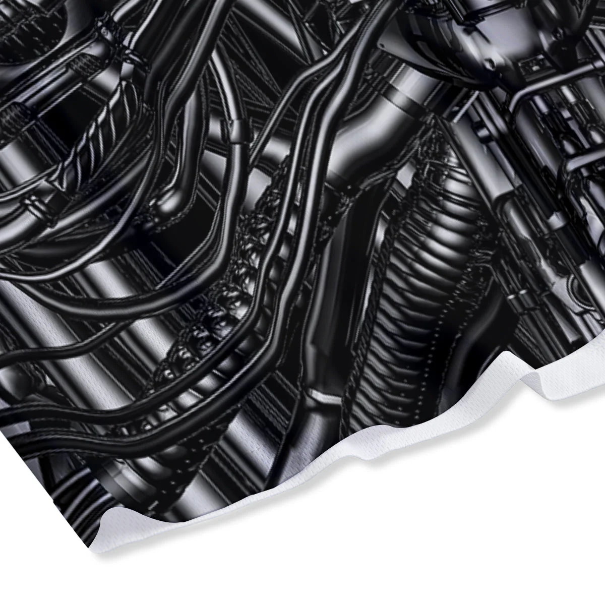 Core Of The Machine Print Mesh Shorts - Image 4