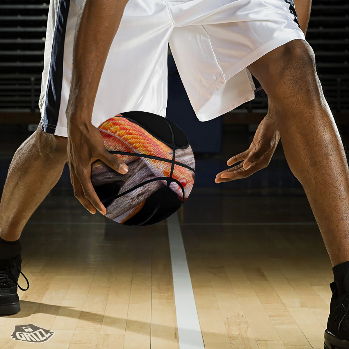 Corn Snake Amel Motley Print Basketball - Image 3